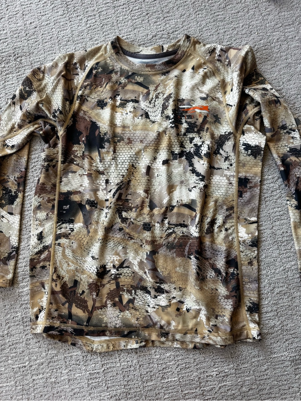 Men's Lightweight Camo Shirt Jacket - Realtree-Inspired Tan/Brown